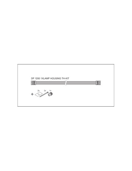 DAMP PROOF 1200 1XLAMP HOUSING TH-KIT 5X2.5 