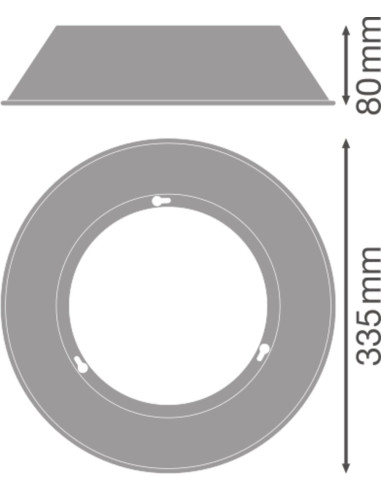 REFLECTOR HIGH BAY VALUE 100W 80DEG SI VS2 