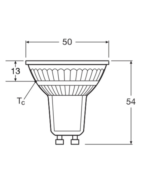 ŻARÓWKA LED COMFORT/SUPERIOR SPOT PAR16 DIM 50 36 4,7W 4000K neutralna biała CRI90  GL GU10 