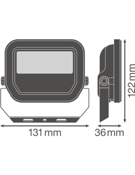 NAŚWIETLACZ FLOOD PFM LED 10W/3000K 1100LM SYM 100 WT IP65 