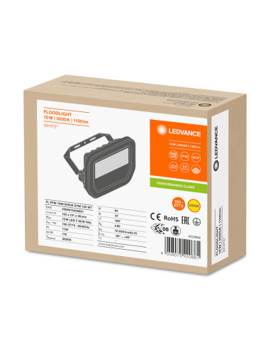 NAŚWIETLACZ FLOOD PFM LED 10W/3000K 1100LM SYM 100 WT IP65 