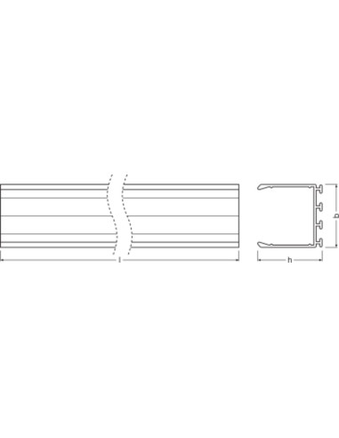 LS AY-PW03/U/26X26/14/2 PROFILE DO SZEROKICH PASKÓW LED