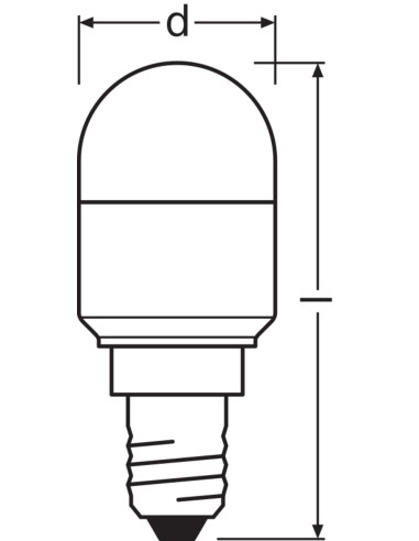 ŻARÓWKA LED PARATHOM S T26 FR 20 2,3W/865 200LM E14 