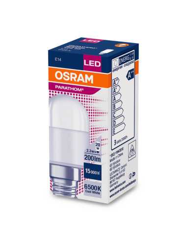 ŻARÓWKA LED PARATHOM S T26 FR 20 2,3W/865 200LM E14 