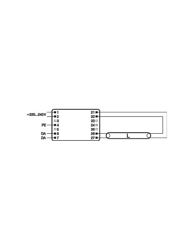 STATECZNIK QTI DALI 1X36/220-240 DIM QUICKTRONIC 