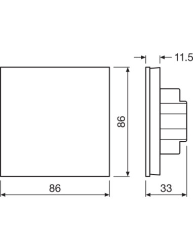 STEROWNIK LC RF TOUCH PANEL RGBW 