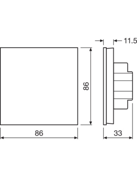 STEROWNIK LC RF TOUCH PANEL RGBW 