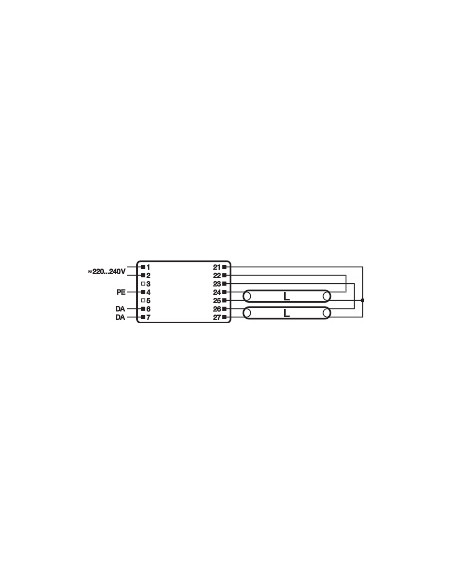 STATECZNIK QTI DALI 2X14/24/220-240 DIM QUICKTRONIC 