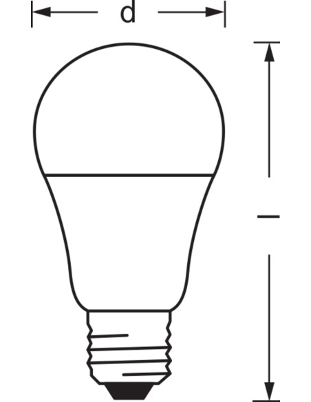 ŻARÓWKA LED SMART+ WIFI A75 DIM 9,5W 2700K ciepła biała  1055LM FR E27 