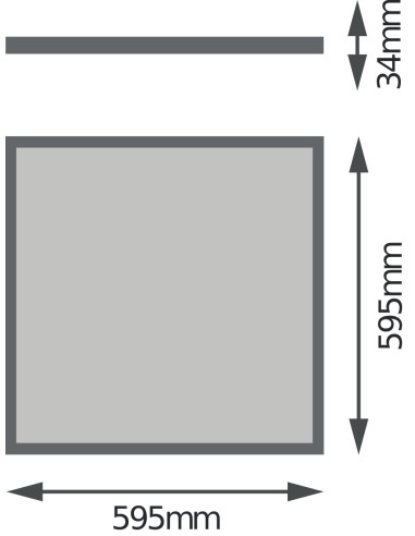 PANEL 4IN1 600 32W 3000K ciepła biała  3600LM WT 