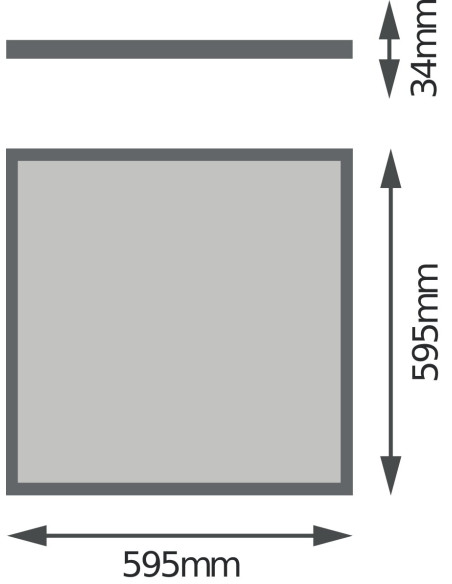 PANEL 4IN1 600 32W 3000K ciepła biała  3600LM WT 