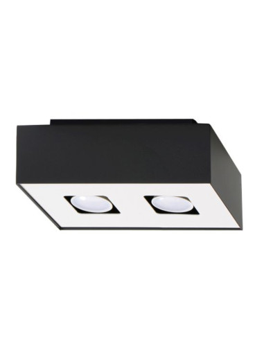 Plafon MONO 2 czarny