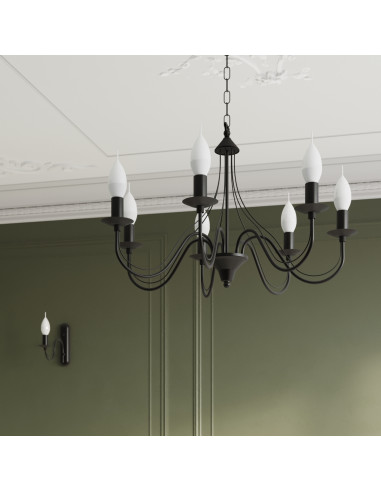 Kinkiet MINERWA czarny