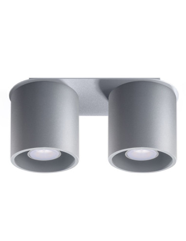 Plafon ORBIS 2 szary