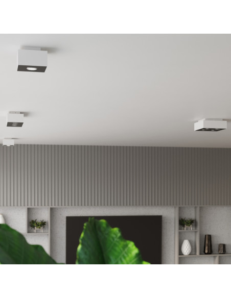 Plafon MONO 4 biały