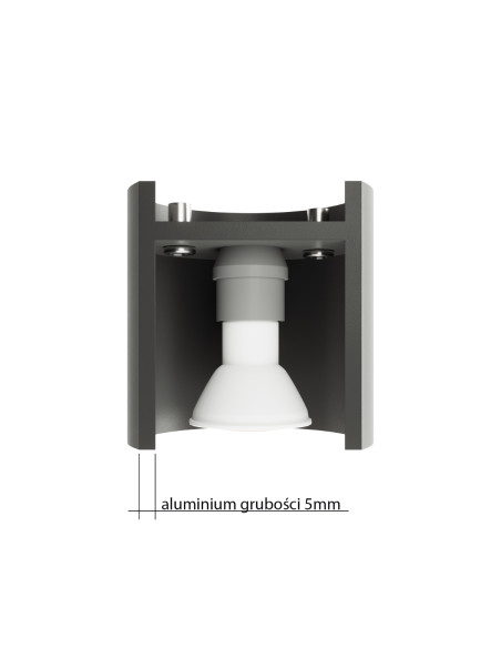 Plafon ORBIS 2 szary