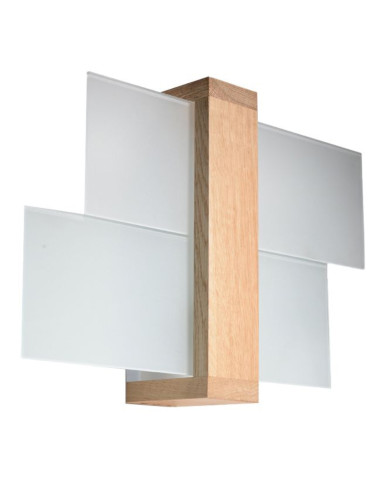 Kinkiet FENIKS 1 naturalne drewno
