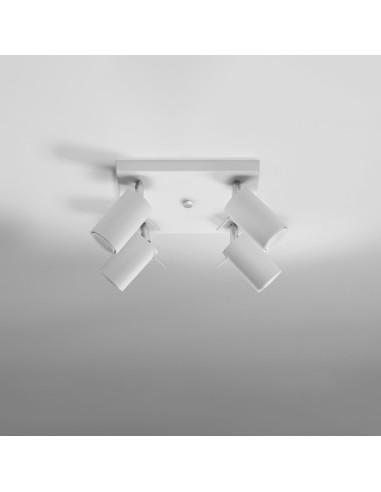 Plafon RING 4 biały