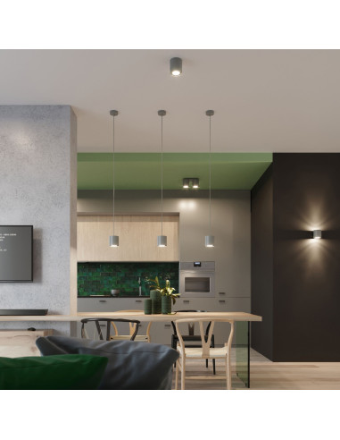 Plafon ORBIS 1 szary