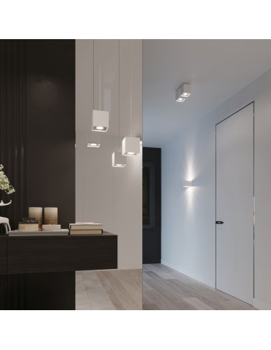 Lampa wisząca QUAD 1 biały