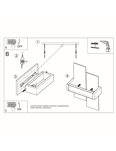 Kinkiet FENIKS 1 biały