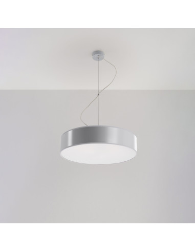 Lampa wisząca ARENA 45 szara