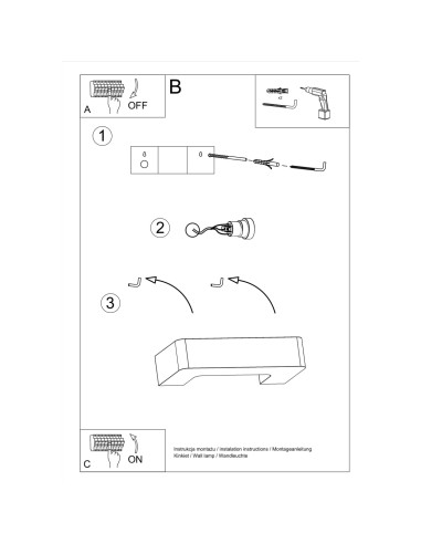Kinkiet ceramiczny MAGNET