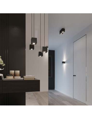 Plafon QUAD 2 czarny