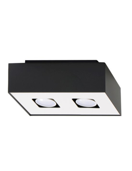 Plafon MONO 2 czarny