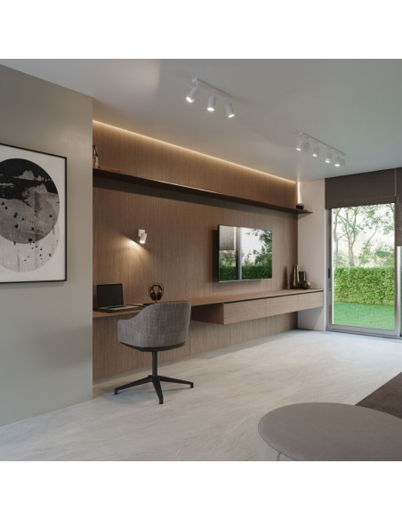 Plafon RING 3L biały