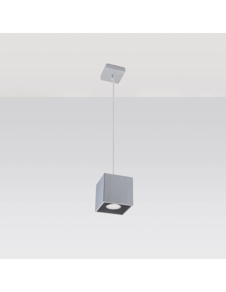 Lampa wisząca QUAD 1 szary