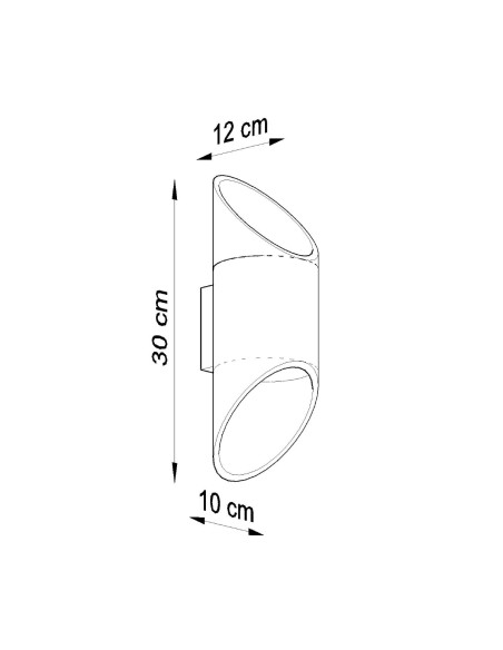 Kinkiet PENNE 30 biały