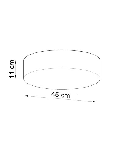 Plafon ARENA 45 biała