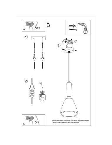 Lampa wisząca EMPOLI