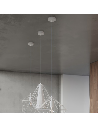 Lampa wisząca UMBERTO biała