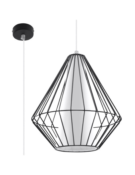Lampa wisząca DEMI czarna