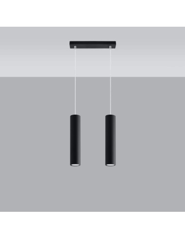 Lampa wisząca LAGOS 2 czarny