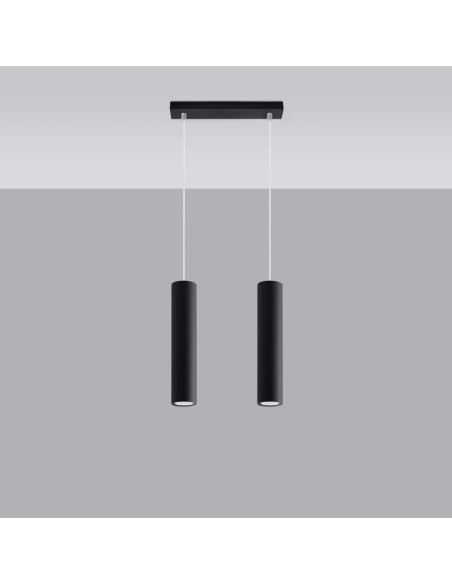 Lampa wisząca LAGOS 2 czarny