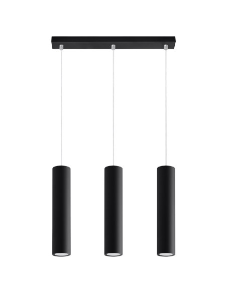 Lampa wisząca LAGOS 3L czarny