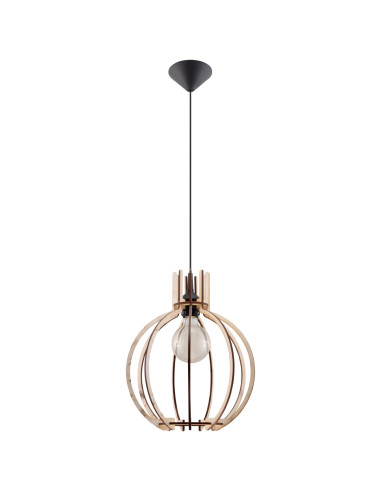 Lampa wisząca ARANCIA naturalne drewno