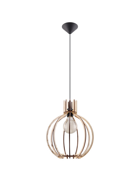 Lampa wisząca ARANCIA naturalne drewno