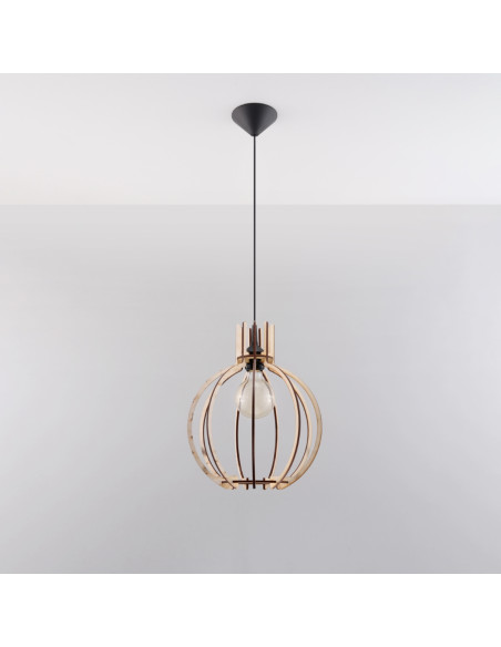 Lampa wisząca ARANCIA naturalne drewno