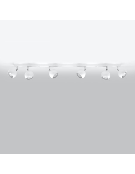 Plafon OCULARE 6L biały