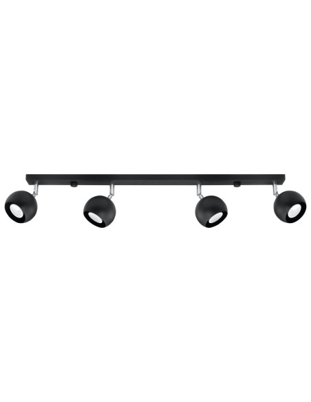 Plafon OCULARE 4L czarny