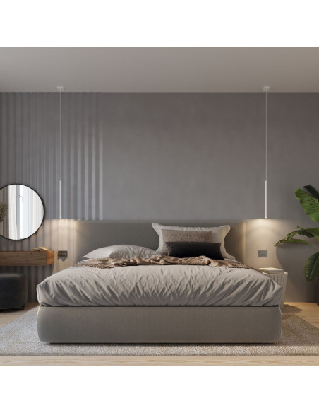Lampa wisząca PASTELO 1 biała