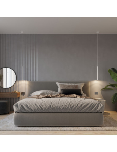 Lampa wisząca PASTELO 3 biała