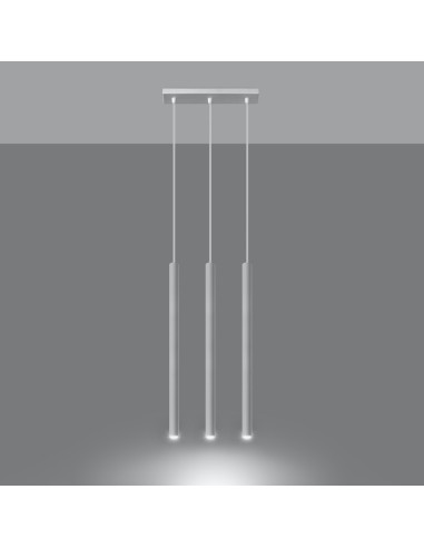 Lampa wisząca PASTELO 3 biała