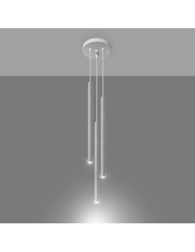 Lampa wisząca PASTELO 3P biała