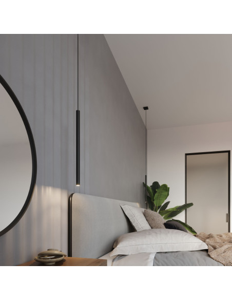 Lampa wisząca PASTELO 5 czarna