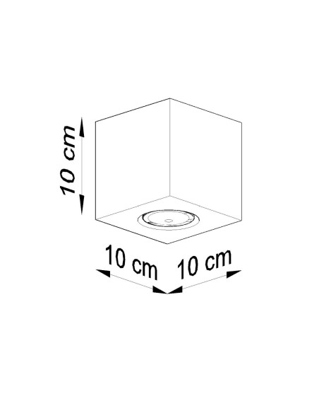 Plafon QUAD beton